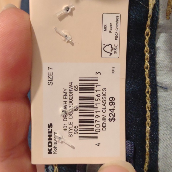 2 NWT Pairs of Girls Pants By SO Jeans and Cargo - Picture 7 of 7